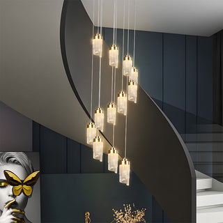 Warm ambient LED pendant detail — acrylic modern fixture