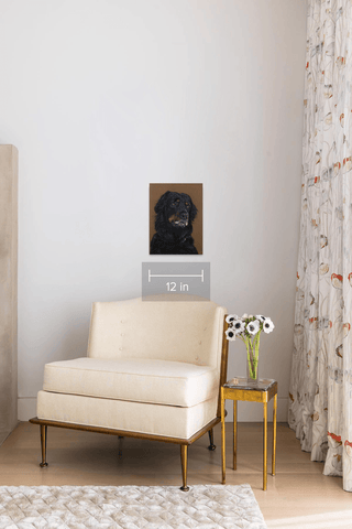 pastel dog portrait realistic bold art sennelier pastel card set view