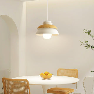 Iron pendant detail — Nordic flying saucer modern fixture