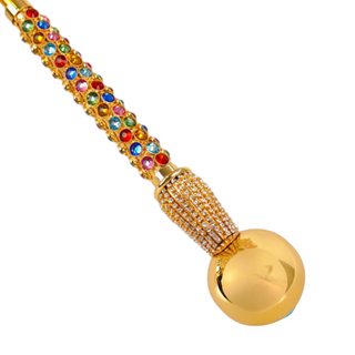 Exclusive limited edition Italian umbrella crystal 24K gold
