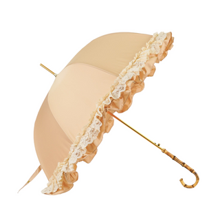 Retro lace umbrella – handle close-up detail