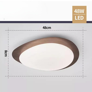 Natural Ceiling Light – Modern Wood Finish Lighting With Soft LED Glow