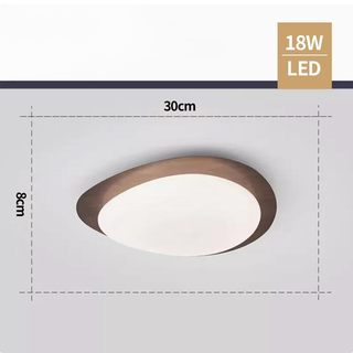 Natural Ceiling Light – Modern Wood Finish Lighting With Soft LED Glow