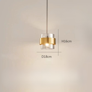Glass Pendant Light – Modern Hanging Lamp With Adjustable Height & LED Lighting