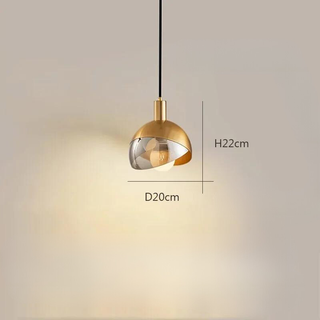 Glass Pendant Light – Modern Hanging Lamp With Adjustable Height & LED Lighting