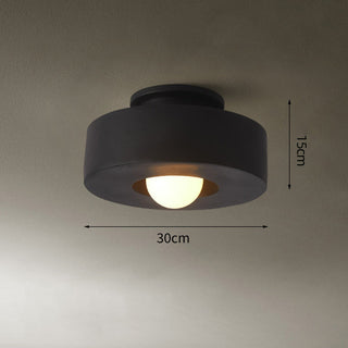 Modern Flush Mount Light - Round Kitchen Ceiling Fixture | Eco Friendly Lighting