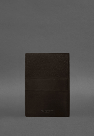 leather bound notebook premium genuine leather journal pen holder metal ring binder detail