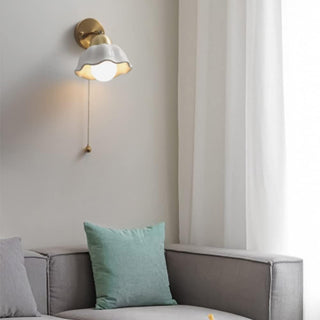 French white adjustable wall light arm angle — dining sconce