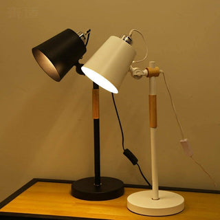 Nordic touch LED lamp wide — modern bedroom warm