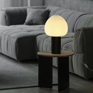 Nordic luxury minimalist glass bedroom table lamp — plug-in