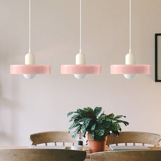 Suspension Bauhaus – Plafonnier Simple à 3 Têtes en Verre pour Salle à Manger