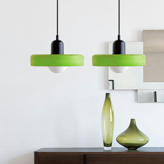 Suspension Bauhaus – Lampe LED moderne à deux têtes en verre pour salle à manger