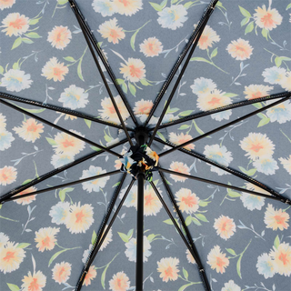 Handmade leather handle parasol comfortable grip open canopy
