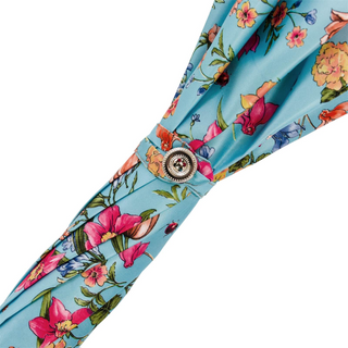 Exclusive floral garden parasol handmade Whangee handle