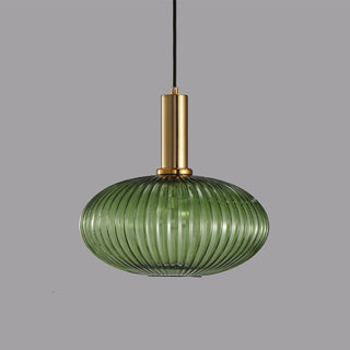 Vintage lantern ceiling lamp with colorful glass panes