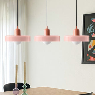 Suspension Bauhaus – Plafonnier Simple à 3 Têtes en Verre pour Salle à Manger