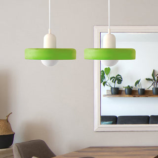 Suspension Bauhaus – Lampe LED moderne à deux têtes en verre pour salle à manger