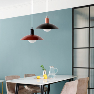 Lustre Macaron Coloré - Suspension Moderne avec Fixation en Fer pour Îlot de Cuisine
