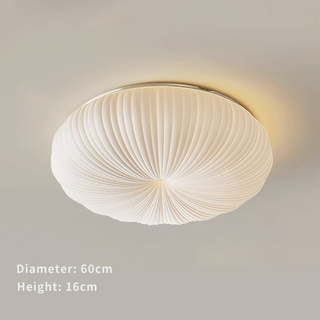 Plafonnier nordique en métal - Lampe citrouille créative avec ampoule LED, luminaire moderne