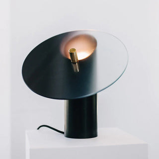 UFO inspired modern table lamp — artistic living room fixture