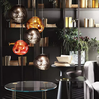 Transparent Acrylic Pendant Light – Modern Ceiling Lamp with Adjustable Hanging Cable
