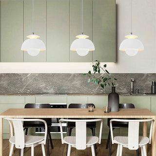 Suspension en métal nordique – Luminaire réglable au design métallique épuré