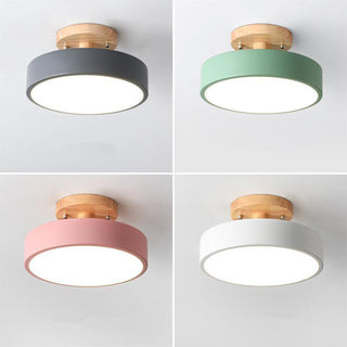 Plafonnier LED en bois – Luminaire LED moderne avec finition en bois naturel