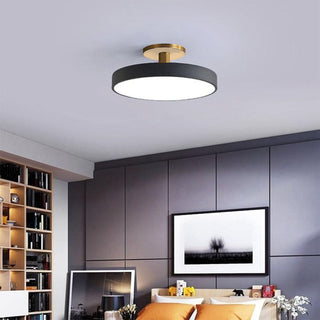 Acrylic ceiling light, semi-flush LED bedroom and dining mount