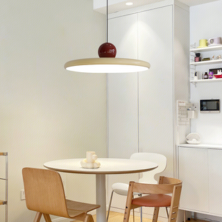 Lampe suspendue nordique - Suspension métallique avec éclairage à lumière chaude pour chambre à coucher