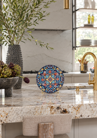 Art Bohemian Ceramic Dinner Plate