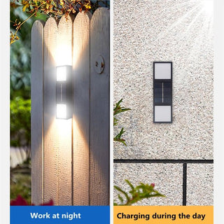 Outdoor Wall Light – Black Acrylic LED Lamp | Weatherproof Modern Garden Lighting