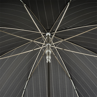 Luxury cobra brass handle wide canopy automatic Italian men's umbrella open