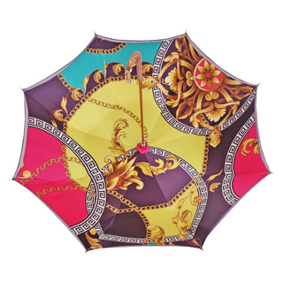 Exclusive handcrafted umbrella amethyst crystal handle