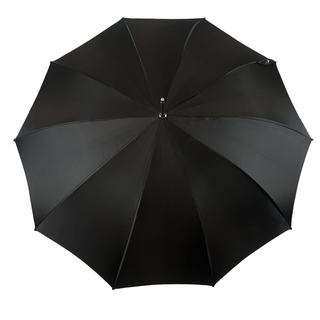 Double canopy silver snake handle luxury men's Italian umbrella open canopy