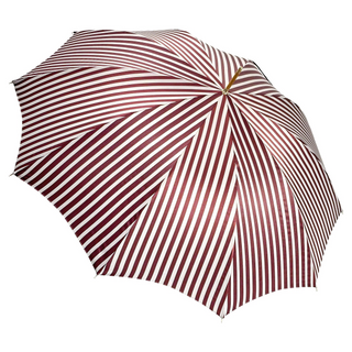Automatic designer gold handle carbon fiber ribs luxury Italian umbrella open