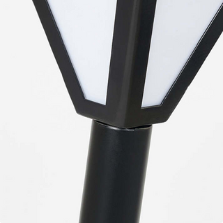 Black Metal Outdoor Lamp – Durable LED Garden Light | Weather Resistant Fixture
