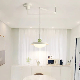 Suspension Morandi – Luminaire suspendu moderne en métal superposé avec diffuseur en acrylique
