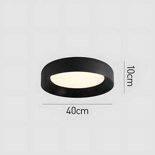 Modern soft ceiling light acrylic round – LED diffused