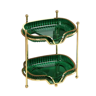 Luxury Glass Soap Dish with Gold Holder – Bathroom Soap Tray