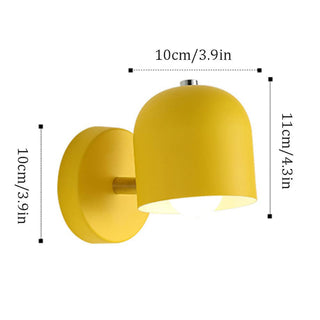 Lámpara de pared colorida - Pequeño aplique de pared interior con opciones de colores vibrantes para la sala de estar