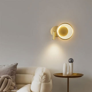 Mini LED wall sconce rotatable metal adjustable — stylish interior