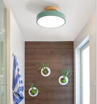 Plafonnier LED en bois – Luminaire LED moderne avec finition en bois naturel