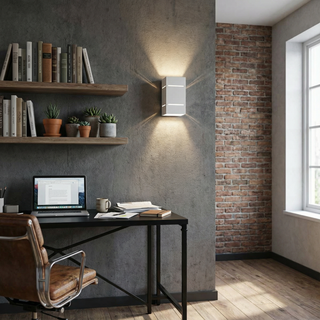 Applique Murale Moderne | Applique Murale Minimaliste en Aluminium Blanc - Lumavera Lighting