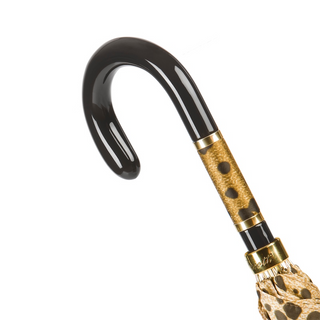 Automatic speckled luxury umbrella gift box Italian canopy detail