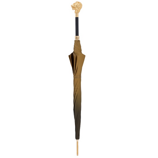 Golden lion handmade Italian automatic luxury umbrella canopy