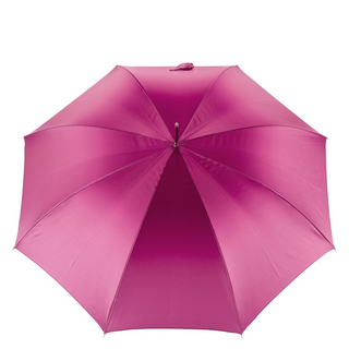 Fuchsia luxury Swarovski crystal handmade Italian umbrella top view