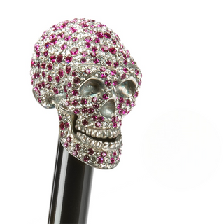 Fuchsia luxury Swarovski crystal handmade Italian umbrella canopy