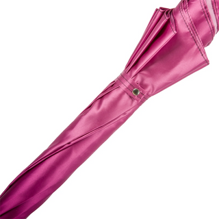 Fuchsia luxury Swarovski crystal handmade Italian umbrella detail