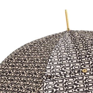 Mosaic design acetate handle automatic handmade Italian umbrella detail