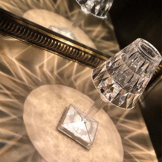 Modern LED K9 table lamp — crystal chandelier ambient